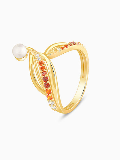 Golden Mahadevi Ring