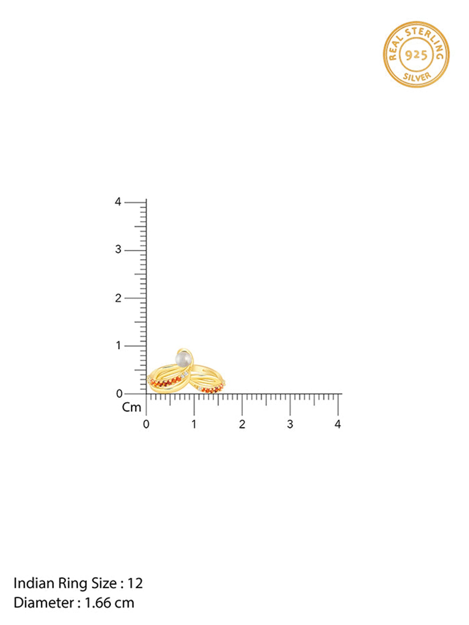 Golden Mahadevi Ring