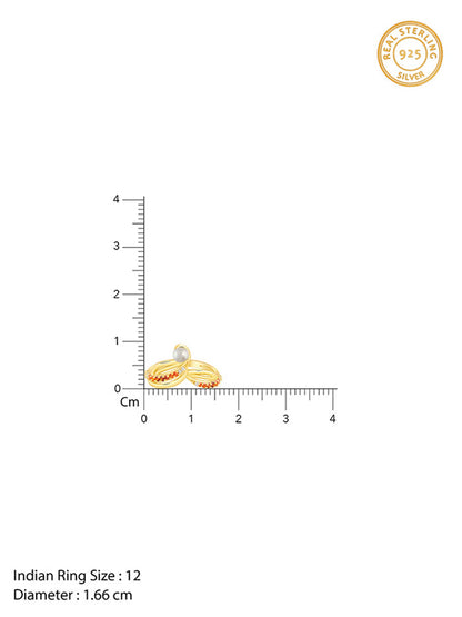 Golden Mahadevi Ring