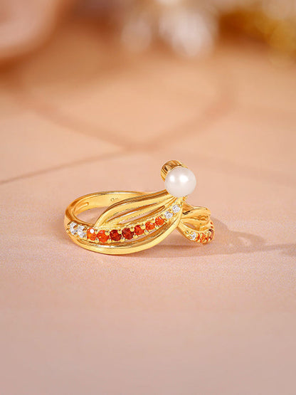 Golden Mahadevi Ring