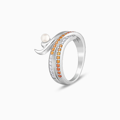 Silver Layered Gaia Ring