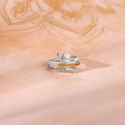 Silver Layered Gaia Ring