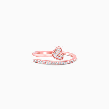 Rose Gold Endless Love Ring