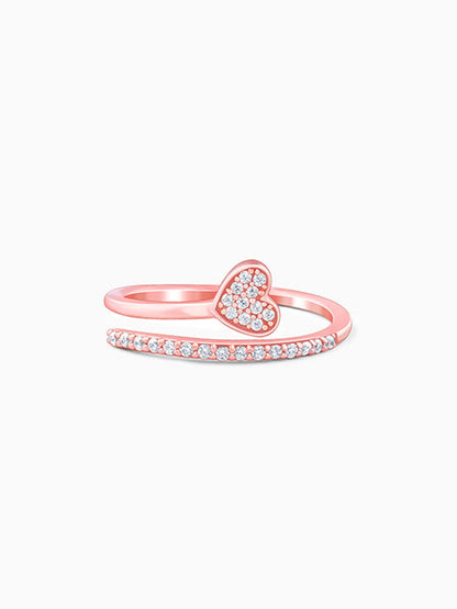 Rose Gold Endless Love Ring