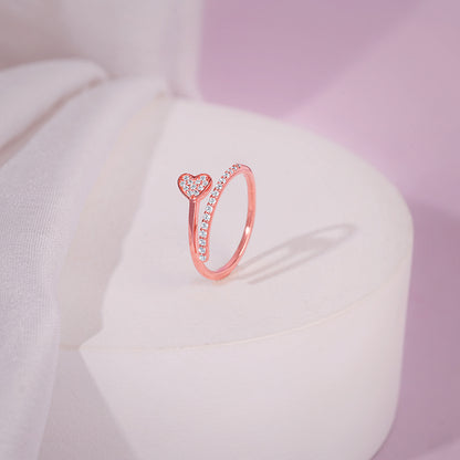 Rose Gold Endless Love Ring