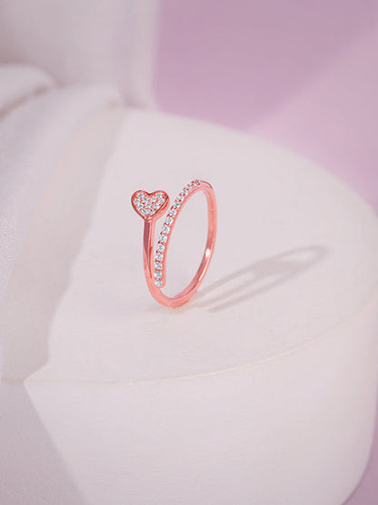 Rose Gold Endless Love Ring