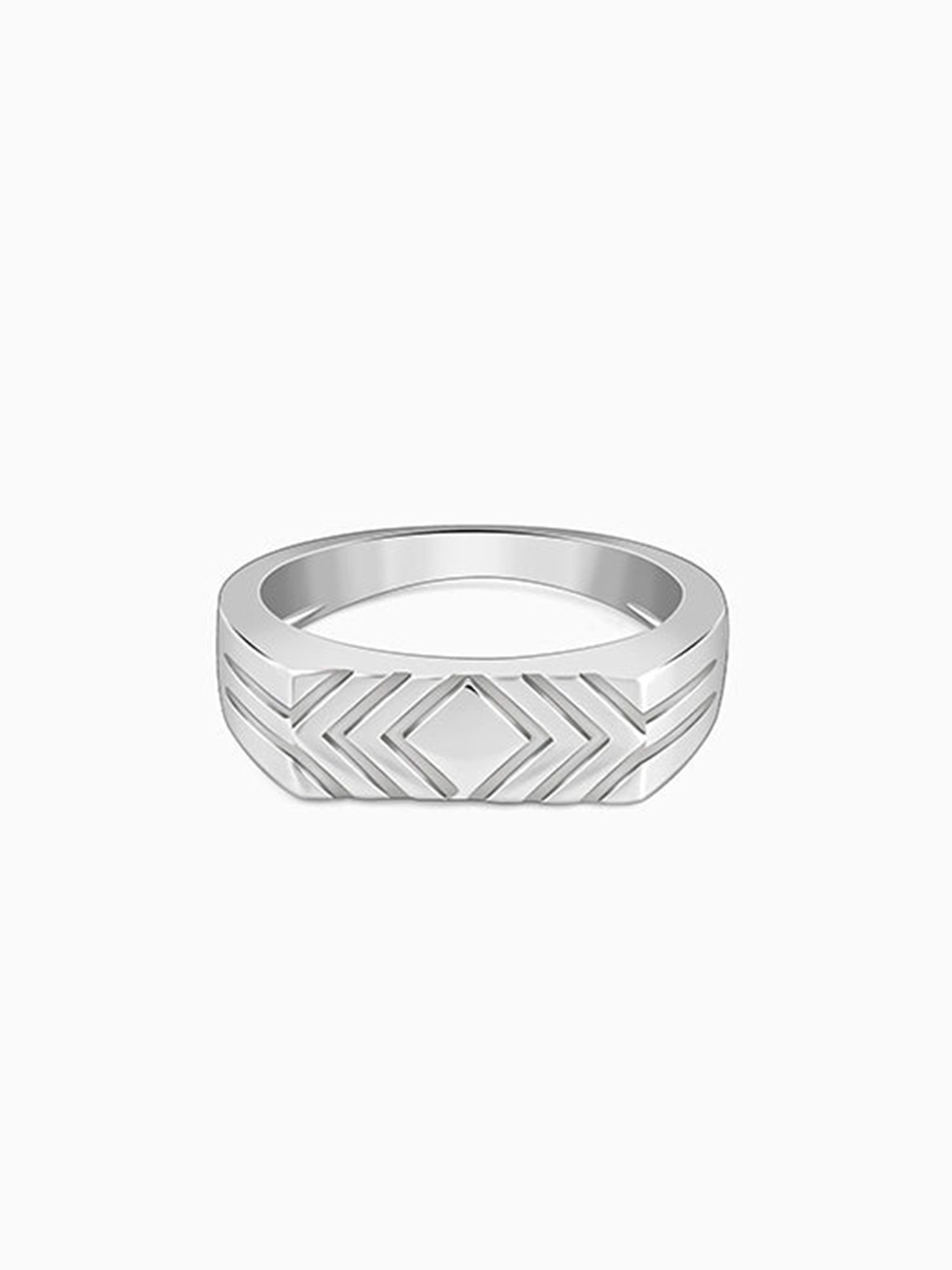 Silver Eternal Symmetry Ring For Him