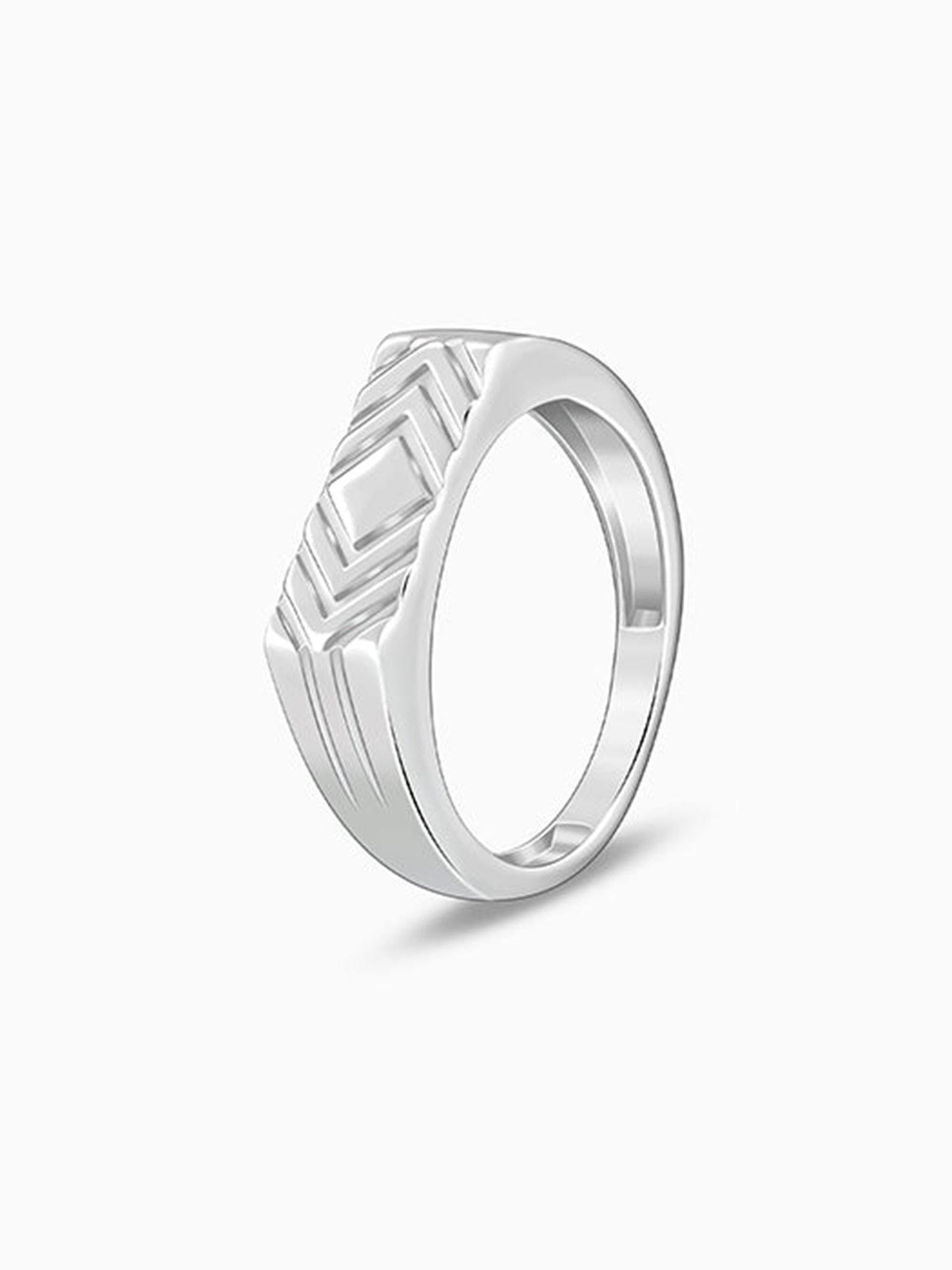 Silver Eternal Symmetry Ring For Him