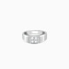Silver Monolith Ring For Him