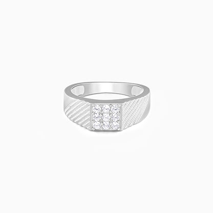 Silver Steezy Ring For Him
