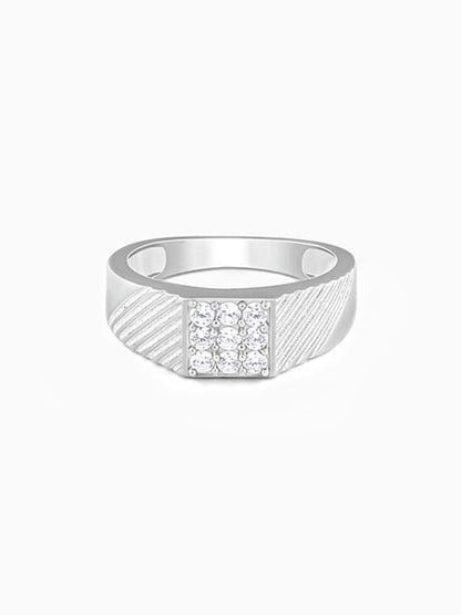 Silver Steezy Ring For Him