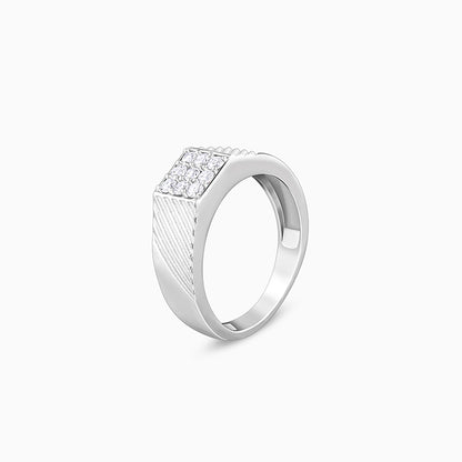 Silver Steezy Ring For Him