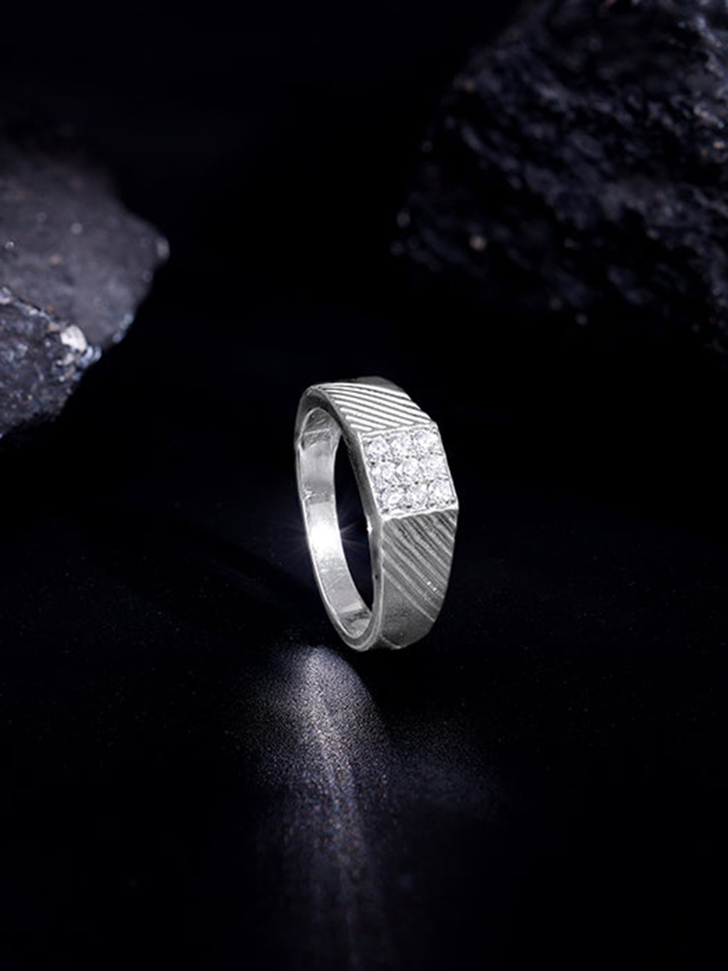 Silver Steezy Ring For Him