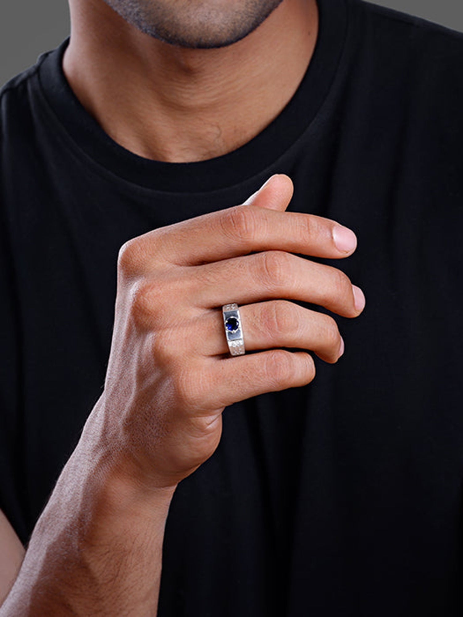 Silver Imperial Brilliance Ring For Him