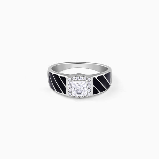 Silver Regal Spark Ring For Him