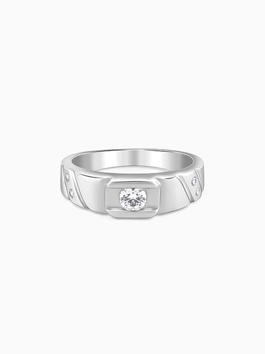 Silver Rockstar Ring For Him