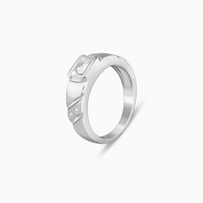 Silver Rockstar Ring For Him