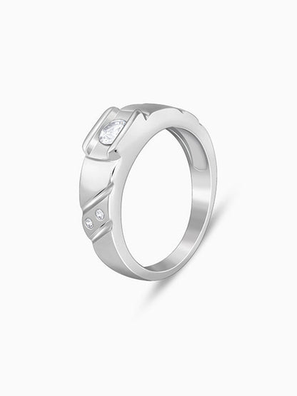 Silver Rockstar Ring For Him