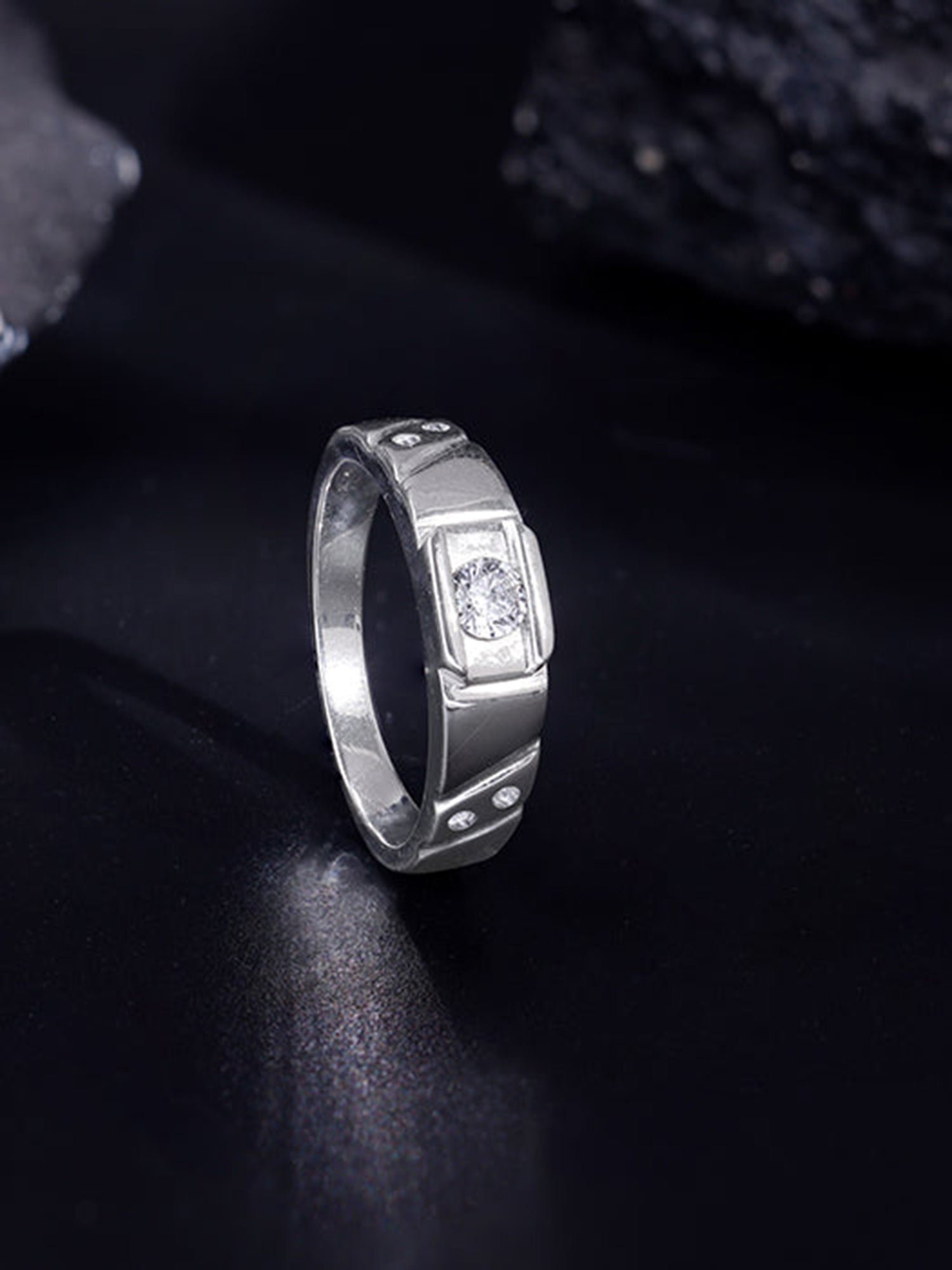 Silver Rockstar Ring For Him