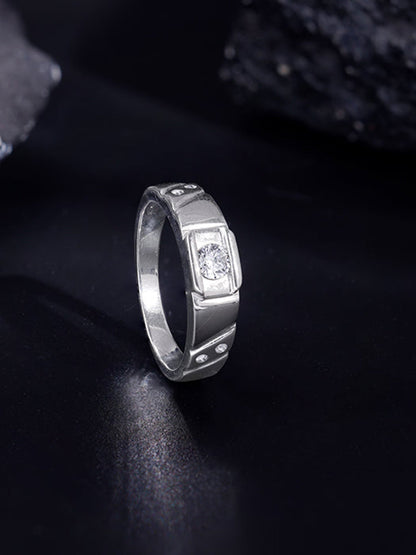 Silver Rockstar Ring For Him