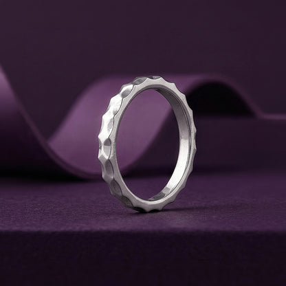 Silver Metric Ring (Size 12)