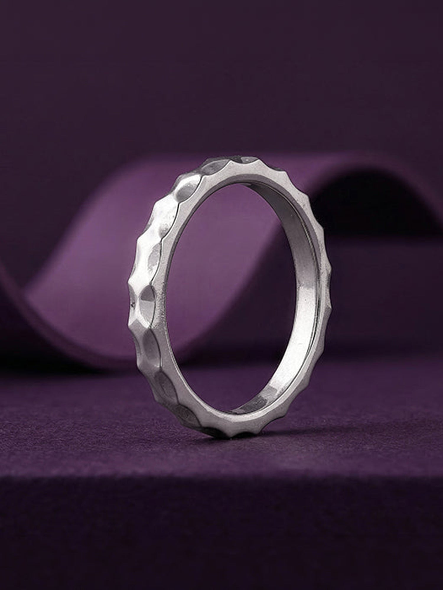 Silver Metric Ring (Size 12)