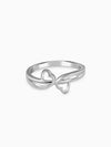 Silver Forever Knot Ring