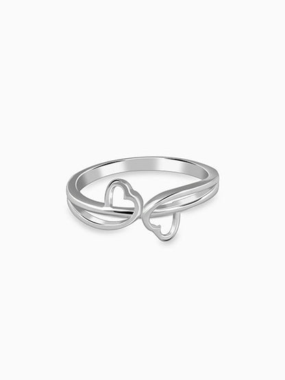 Silver Forever Knot Ring