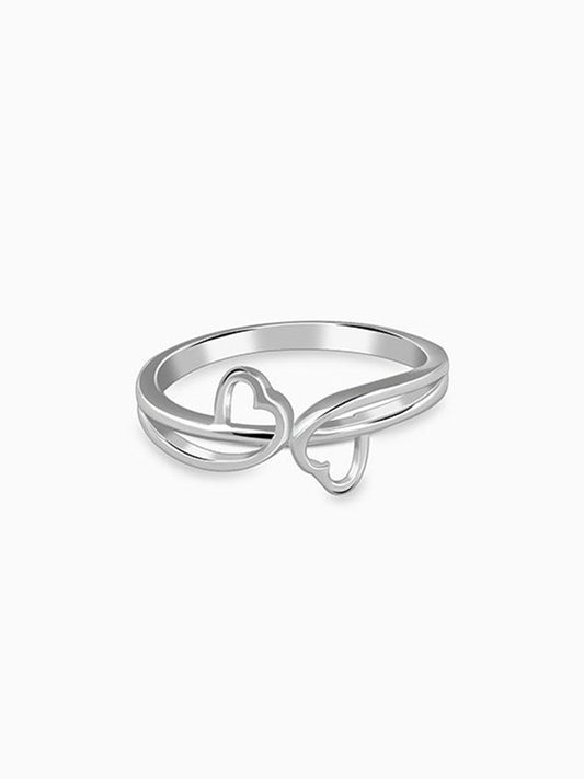 Silver Forever Knot Ring