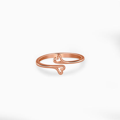 Rose Gold Baby Love Ring