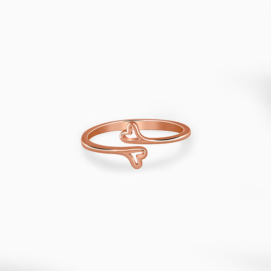 Rose Gold Baby Love Ring