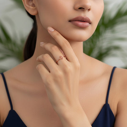 Rose Gold Baby Love Ring