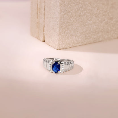 Silver Midnight Royalty Ring For Him