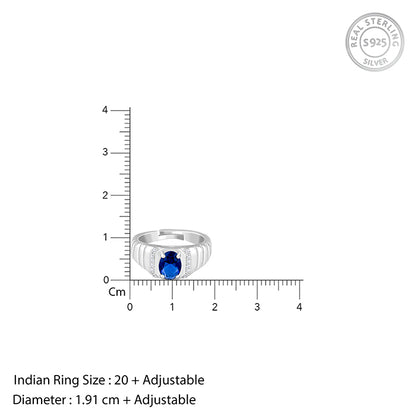 Silver Midnight Royalty Ring For Him