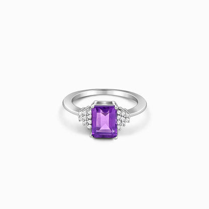 Silver Amethyst Ring