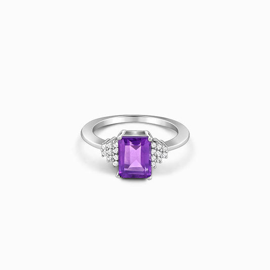 Silver Amethyst Ring