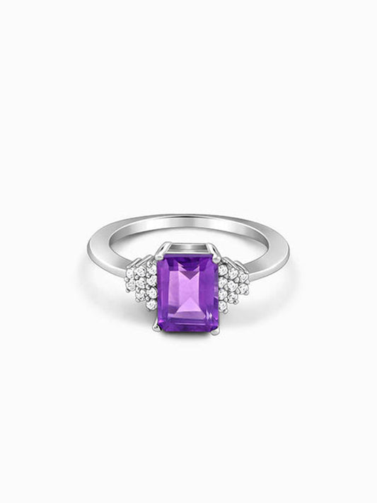 Silver Amethyst Ring
