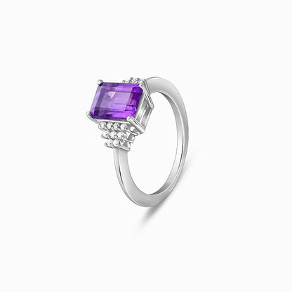 Silver Amethyst Ring