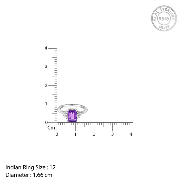 Silver Amethyst Ring