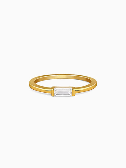 Golden Classy Aura Ring