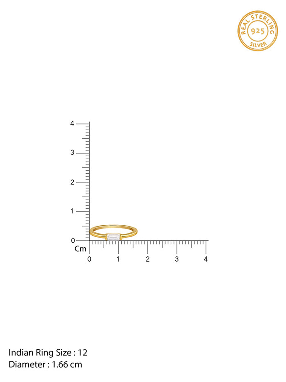 Golden Classy Aura Ring