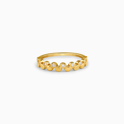 Golden Urban Loop Ring