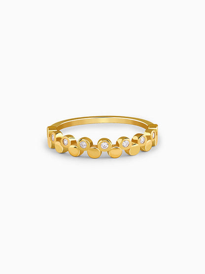 Golden Urban Loop Ring