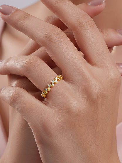 Golden Urban Loop Ring