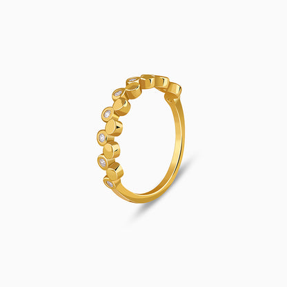 Golden Urban Loop Ring
