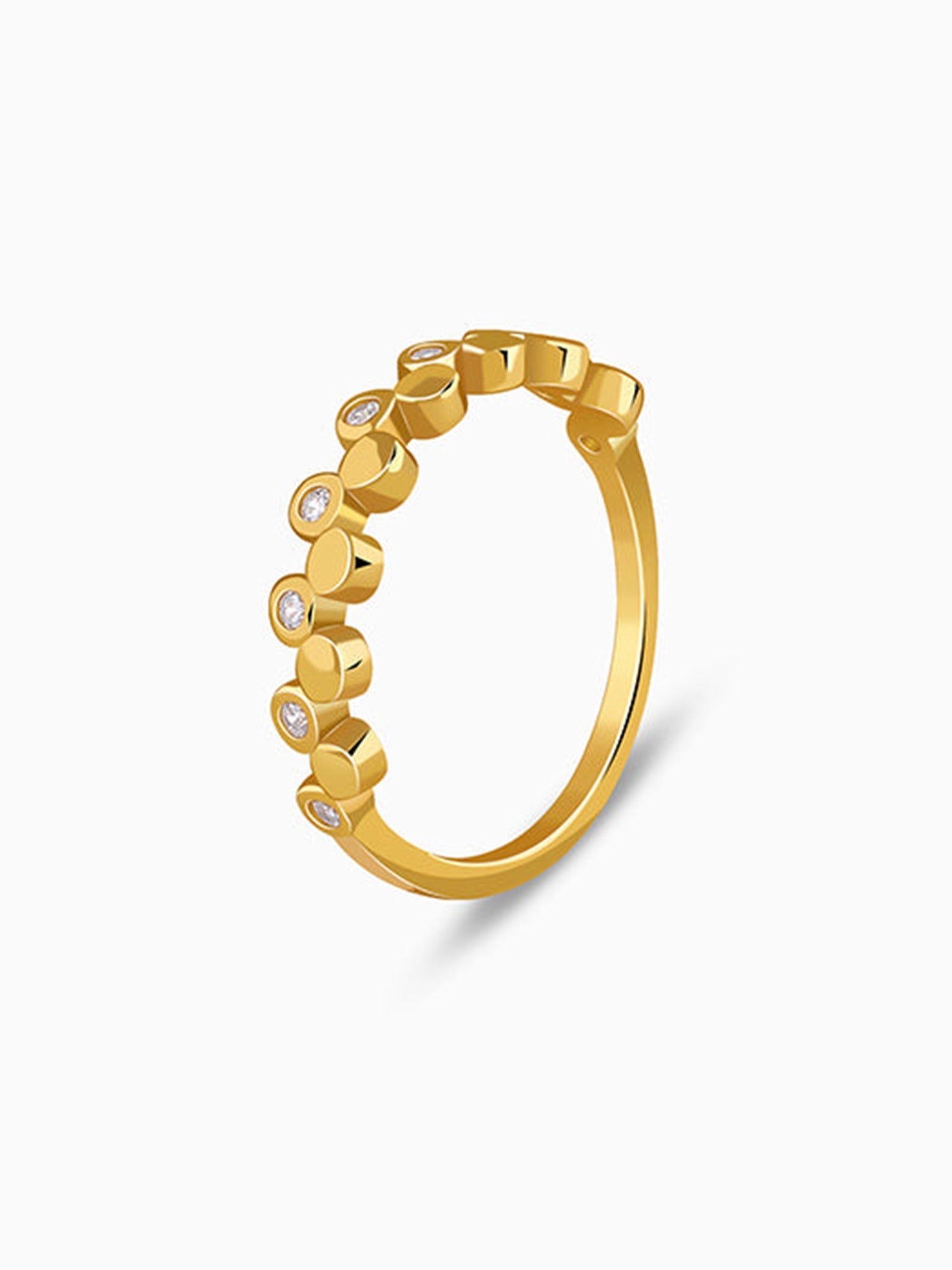 Golden Urban Loop Ring