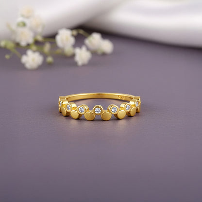 Golden Urban Loop Ring