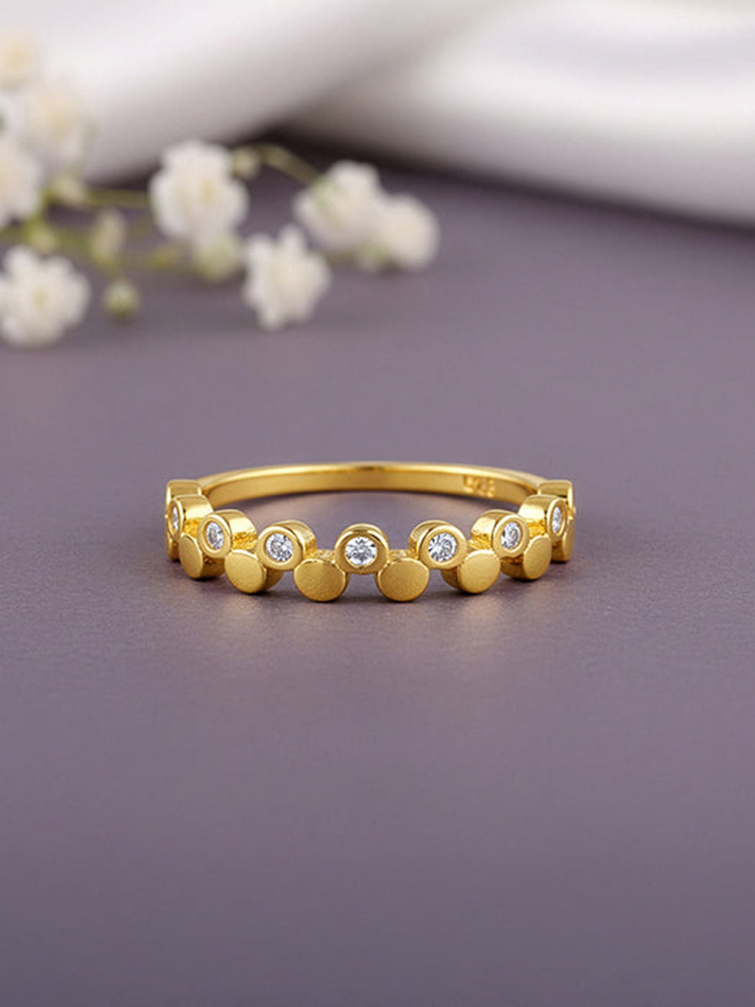 Golden Urban Loop Ring