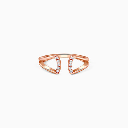 Rose Gold Regal Apex Ring