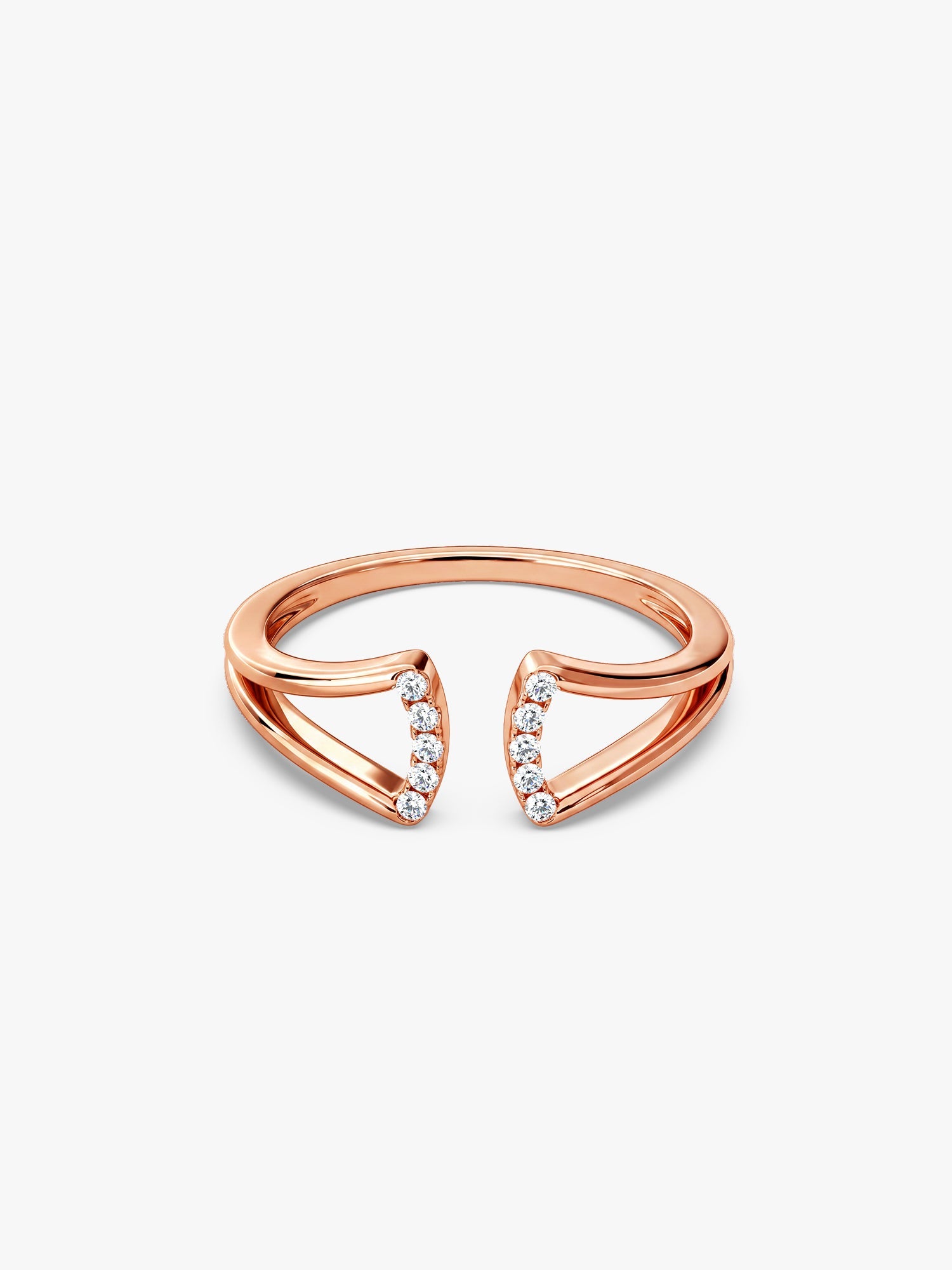 Rose Gold Regal Apex Ring
